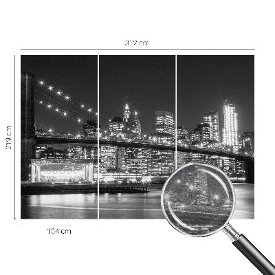 Bedruckte Vlies-Fototapete Nachtpanorama