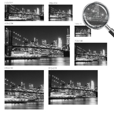 Bedruckte Vlies-Fototapete Nachtpanorama