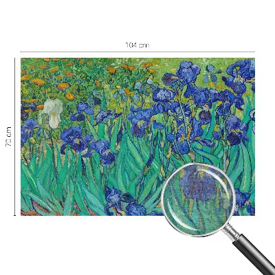 Dekorative Wand-Fototapete mit Motiv aus Gartenblumen