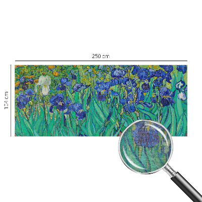 Dekorative Wand-Fototapete Gartenblumen