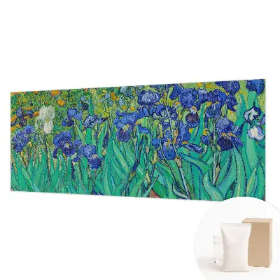 Dekorative Wand-Fototapete mit Motiv aus Gartenblumen