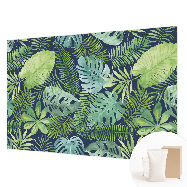 Fototapete fürs Wohnzimmer Tropische Blätter