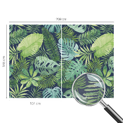 Fototapete fürs Wohnzimmer Tropische Blätter