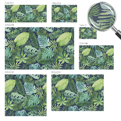 Fototapete fürs Wohnzimmer Tropische Blätter