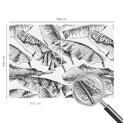 Fototapete fürs Schlafzimmer Bananenblätter