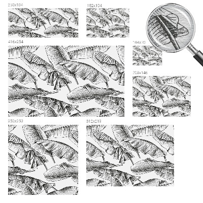 Fototapete fürs Schlafzimmer Bananenblätter