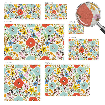 Motivtapete aus Vlies Blumenmuster