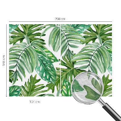 Fototapete aus Vlies Exotische Blätter