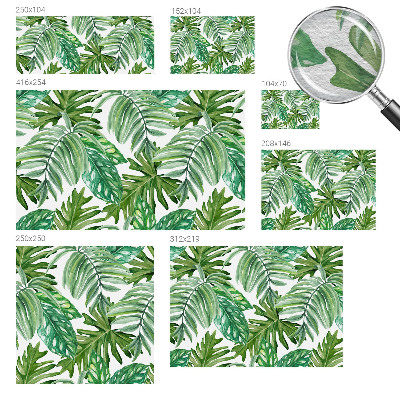 Fototapete aus Vlies Exotische Blätter