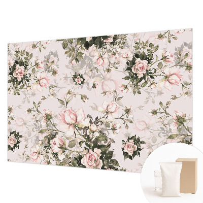 Vlies-Fototapete nach Maß mit Blumenmuster