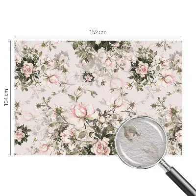 Vlies-Fototapete nach Maß mit Blumenmuster