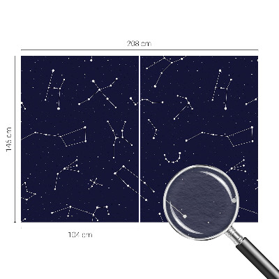Vlies-Fototapete fürs Kinderzimmer mit Motiv „Astro Sky“
