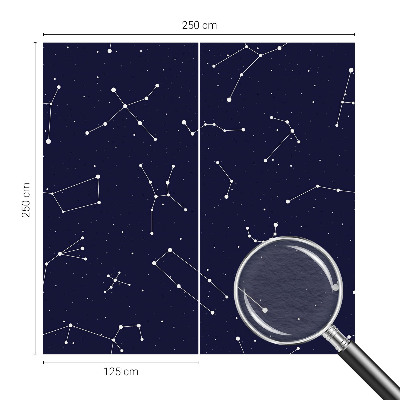 Vlies-Fototapete fürs Kinderzimmer mit Motiv „Astro Sky“