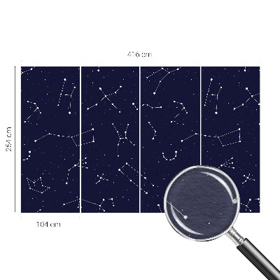 Vlies-Fototapete fürs Kinderzimmer mit Motiv „Astro Sky“