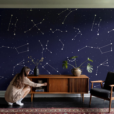 Vlies-Fototapete fürs Kinderzimmer mit Motiv „Astro Sky“
