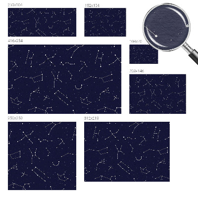 Vlies-Fototapete fürs Kinderzimmer mit Motiv „Astro Sky“
