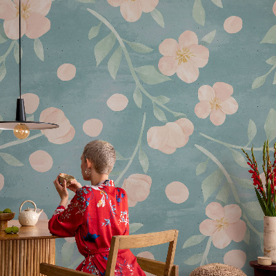 Vliestapete fürs Schlafzimmer Florale Eleganz