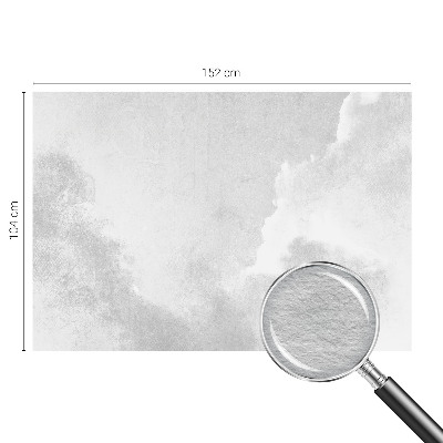 Bedruckte Vlies-Fototapete mit zartem Wolkenmotiv