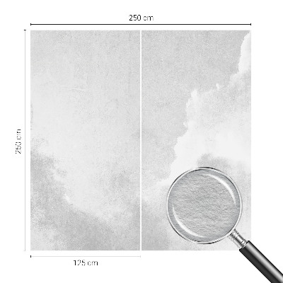 Bedruckte Vlies-Fototapete Zarte Wolken