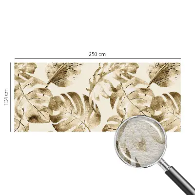 Moderne Vlies-Fototapete mit exotischem Blumen- und Pflanzenmotiv