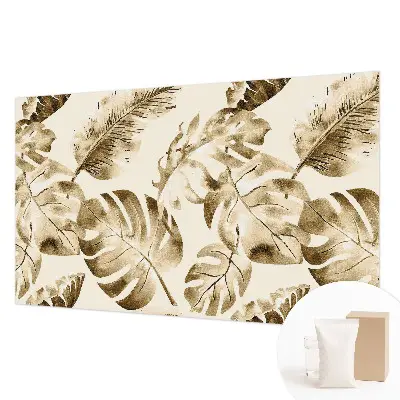 Moderne Vlies-Fototapete mit exotischem Blumen- und Pflanzenmotiv