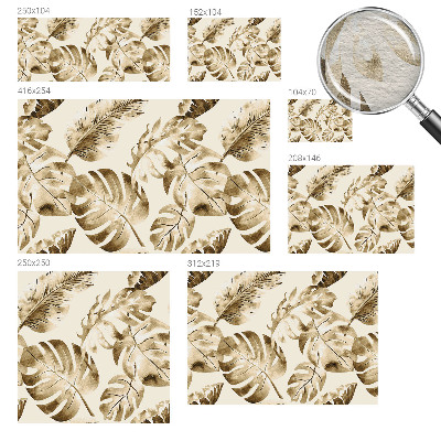 Moderne Vlies-Fototapete Exotische Flora