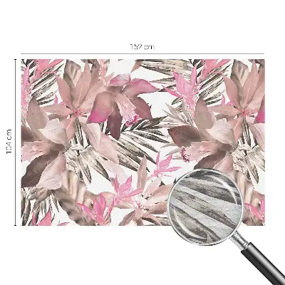 Wand-Fototapete mit exotischem Blumenmotiv