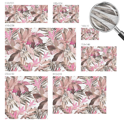 Wand-Fototapete Exotische Blumen