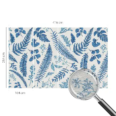 Vlies-Fototapete mit botanischem Muster