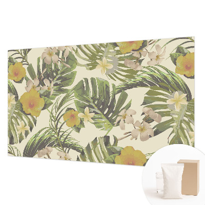 Fototapete fürs Schlafzimmer Exotische Flora