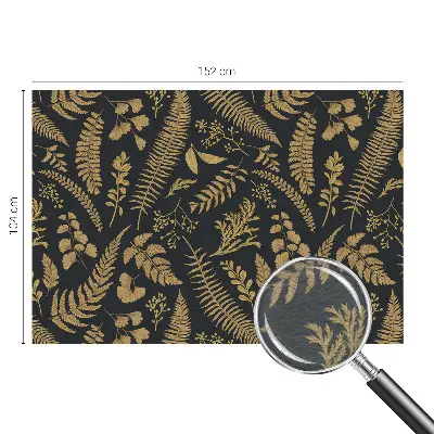 Motivtape­te aus Vlies mit botanischem Blättermotiv