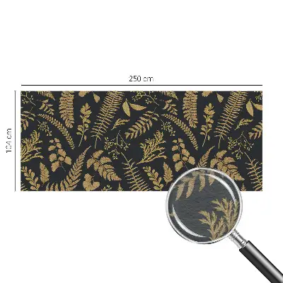 Motivtape­te aus Vlies mit botanischem Blättermotiv