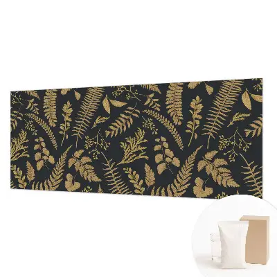 Motivtape­te aus Vlies mit botanischem Blättermotiv