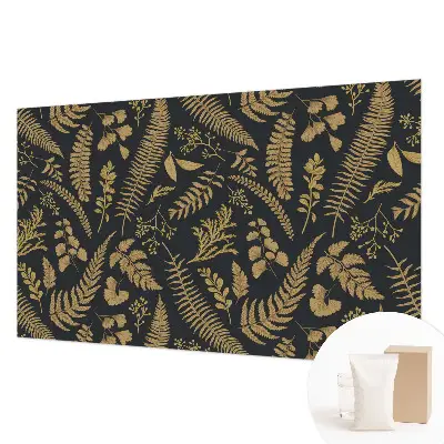 Motivtape­te aus Vlies mit botanischem Blättermotiv