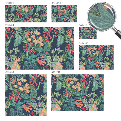 Fototapete fürs Kinderzimmer Tropische Blumen