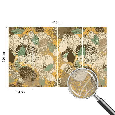 Vliestapete fürs Wohnzimmer Pflanzenschönheit