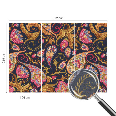 Vliestapete fürs Schlafzimmer Buntes Paisley