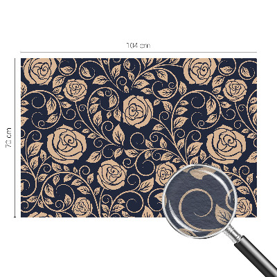 Moderne Vlies-Fototapete Romantische Blumen