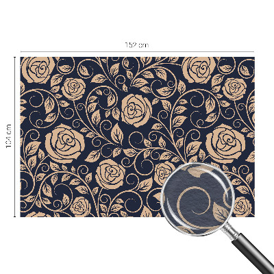 Moderne Vlies-Fototapete Romantische Blumen