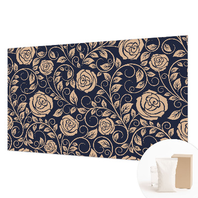 Moderne Vlies-Fototapete Romantische Blumen