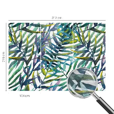 Bedruckte Vlies-Fototapete mit exotischer Vegetation