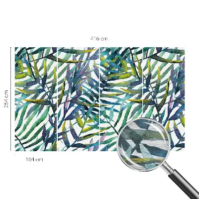 Bedruckte Vlies-Fototapete mit exotischer Vegetation