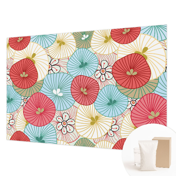 Bildtapete Blumenmuster