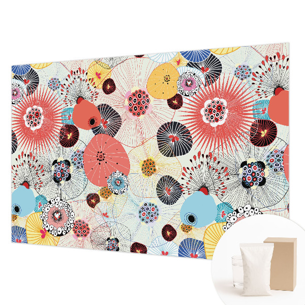 Fototapete nach Maß Bunte Blumen