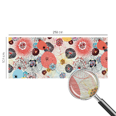 Fototapete nach Maß Bunte Blumen