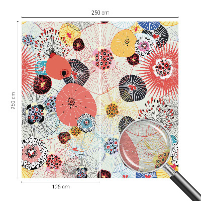 Fototapete nach Maß Bunte Blumen