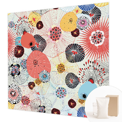 Fototapete nach Maß Bunte Blumen