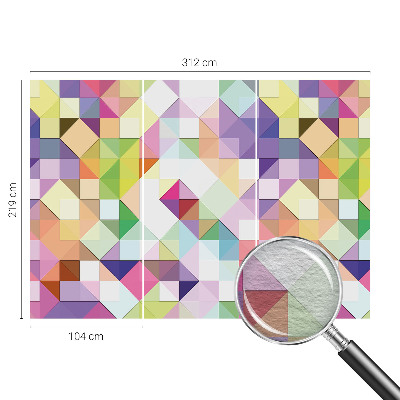 Wand-Fototapete Bunte Formen