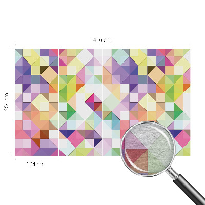 Wand-Fototapete Bunte Formen