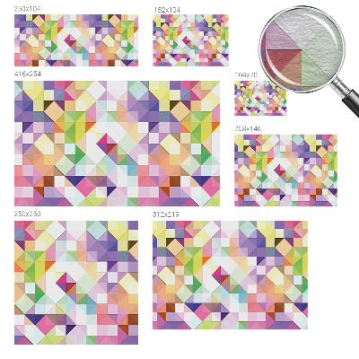 Wand-Fototapete Bunte Formen